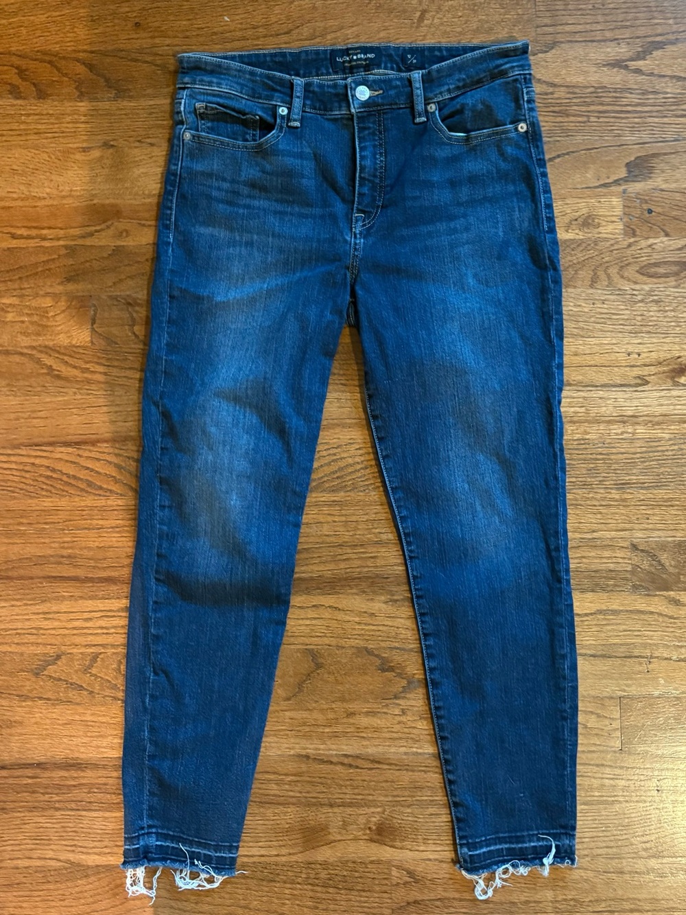 Lucky Brand High-Rise Skinny Jeans in Dark Blue - Women’s Size 12 (31)